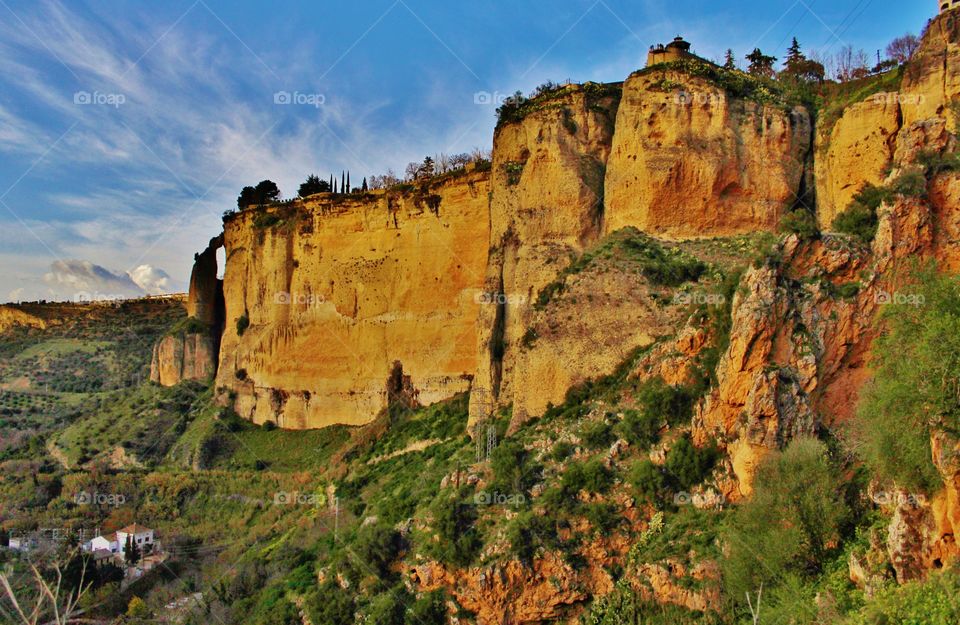 amazing gorge in south Spain. full of culture, history, and nature wows