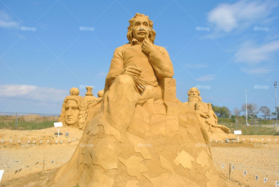 Sand sculpture in Burgas, Bulgaria