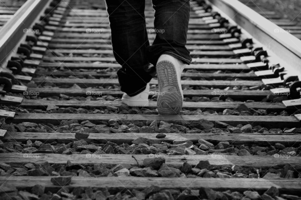 Walking the tracks 