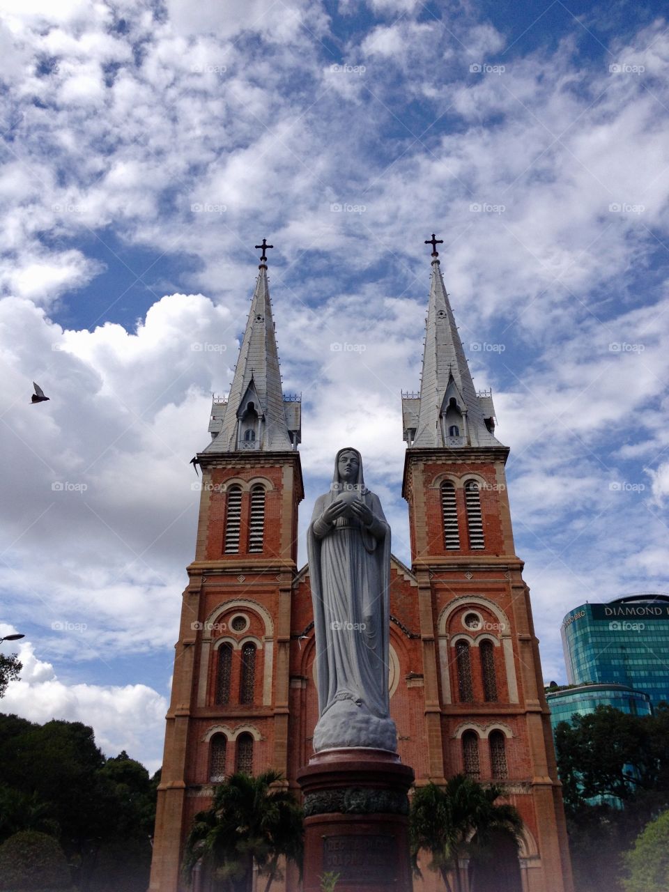 Church in Saigon, Vietnam.