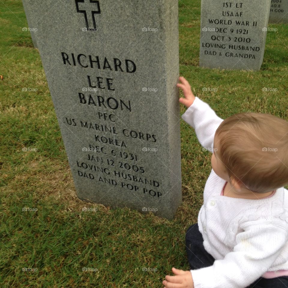 Connected. First time meeting her great-grandfather. 
