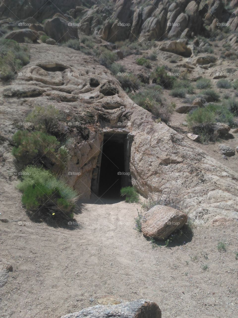Cave on a hill... would you go in?