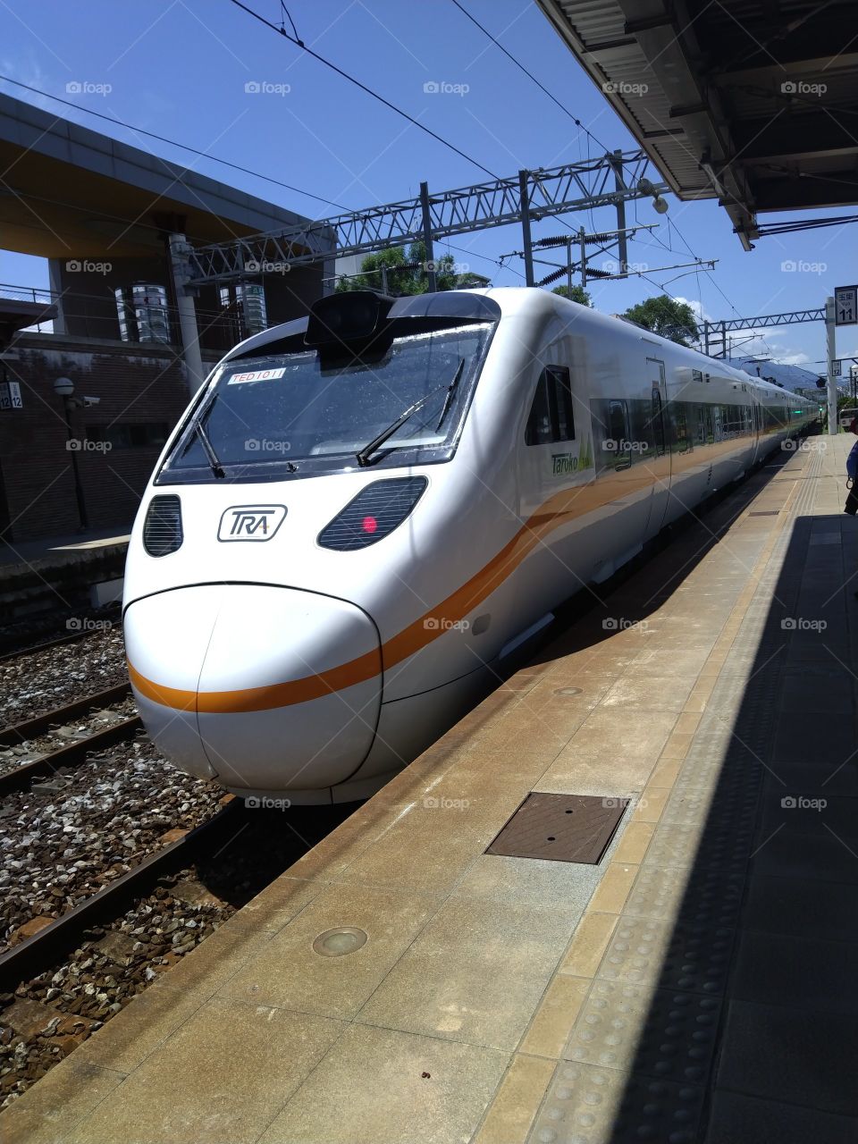 taroko train in taiwan