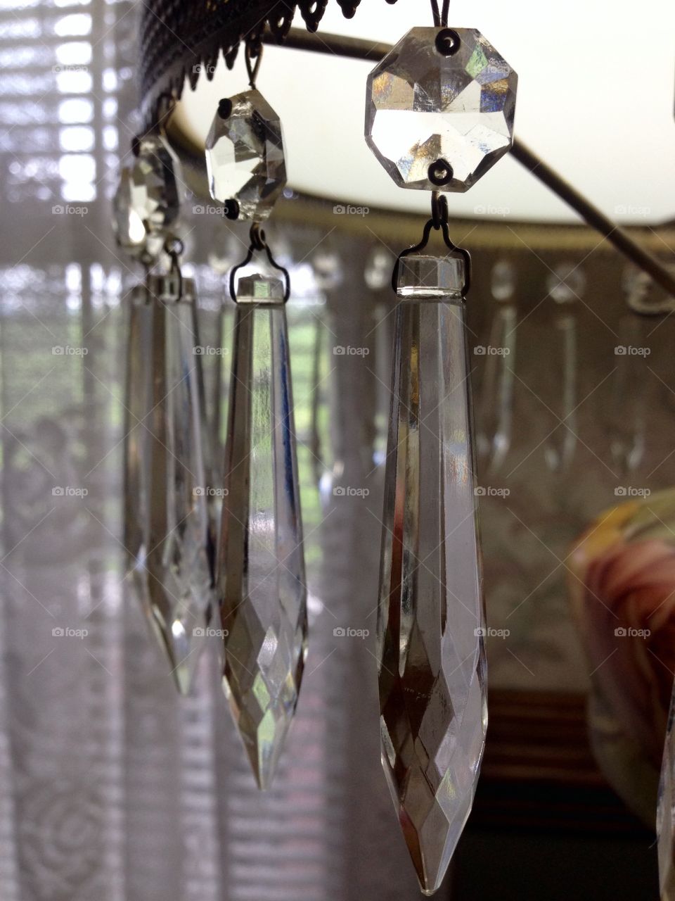 Crystal lamp. Crystal lamp