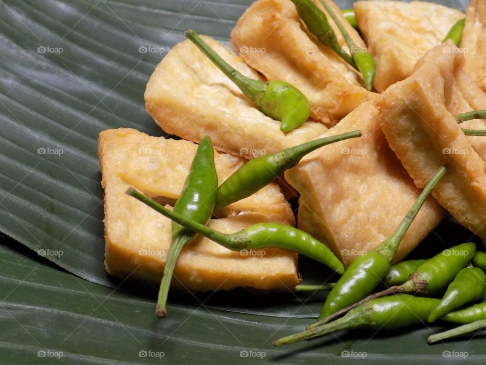 Fried tofu