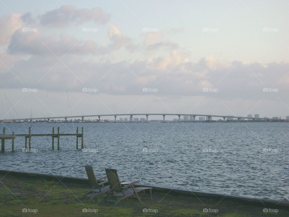 Causeway view. Causeway view in the morning 