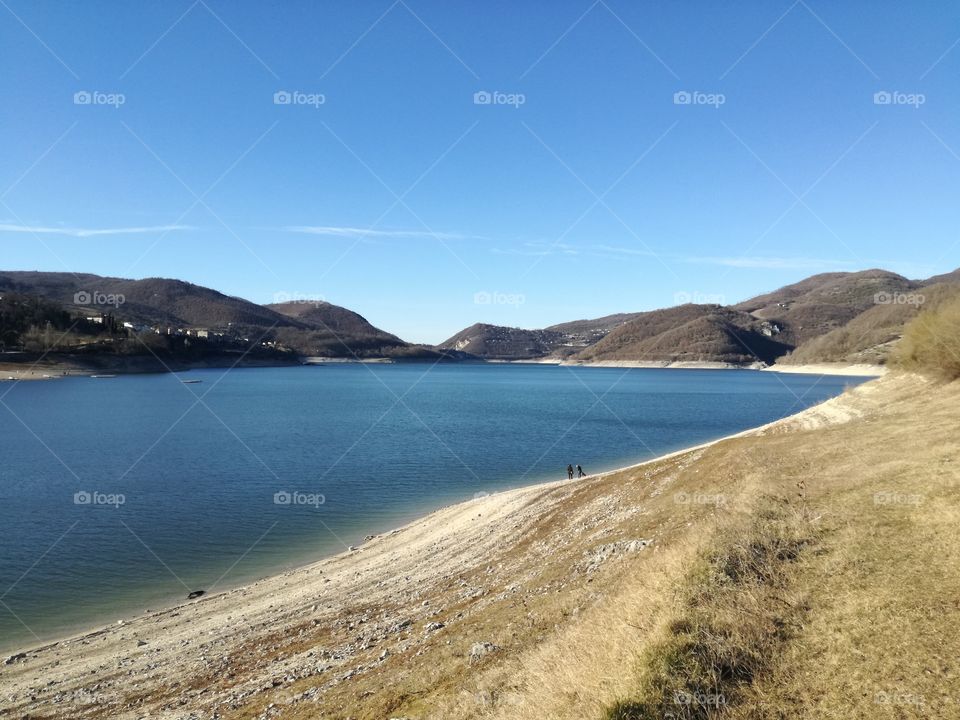 Turano lake. Rieti