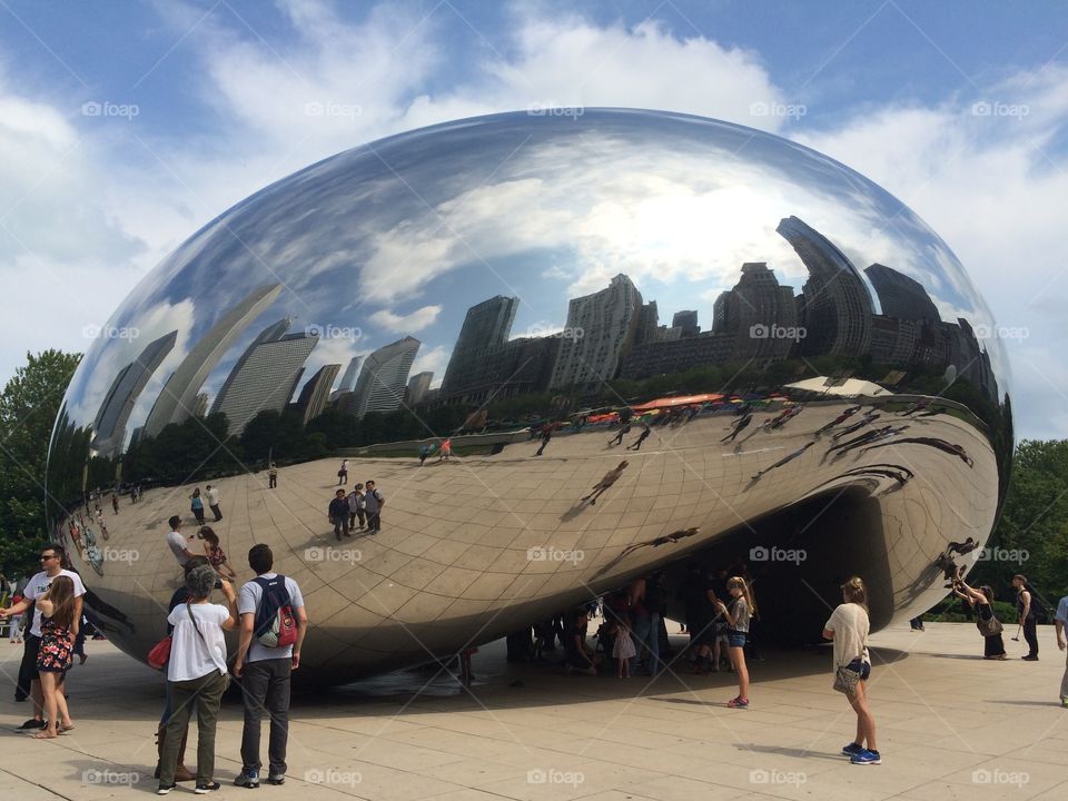 "The Bean" in Chicago