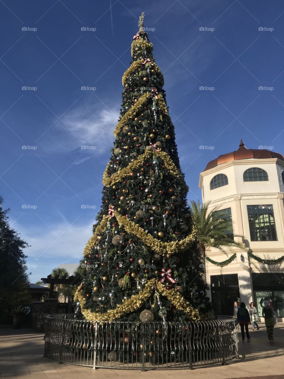 Disne Springs Christmas tree