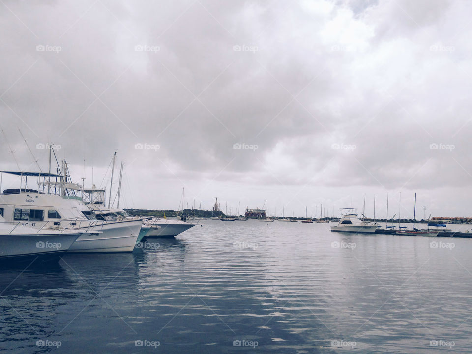 Nice view of boats docked at the yacht club ⛵