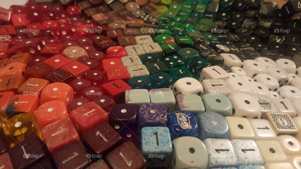 Colorfull dices