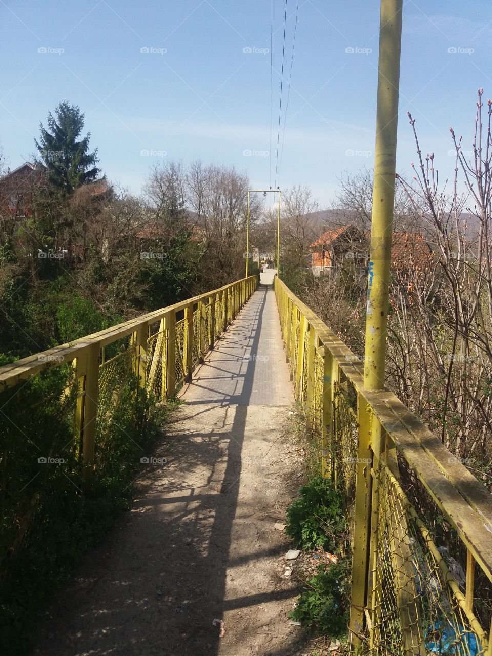 small bridge in Kosovo