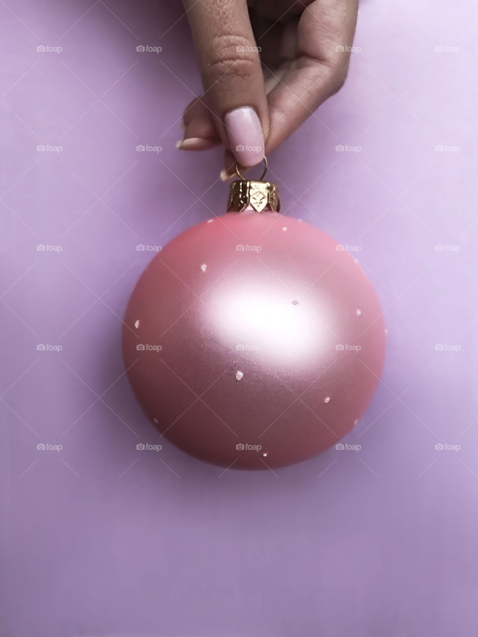 Pink Christmas sphere 