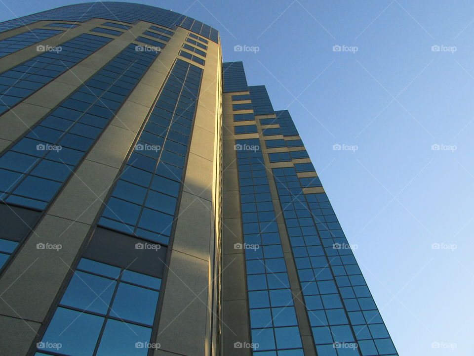 downtown highrise. high rise building in downtown Sacramento