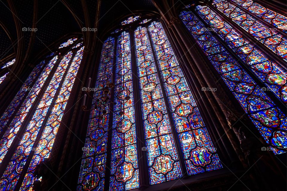 Stained glass windows of Sainte-Chapelle, Paris