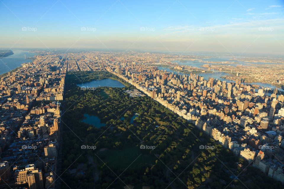Central Park for a helicopter 