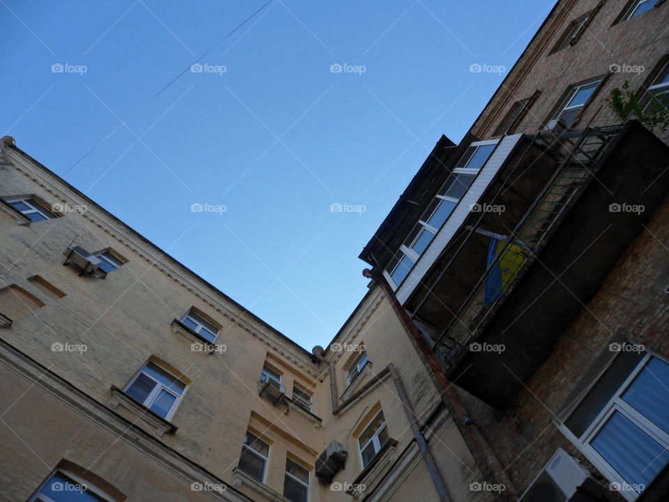 old courtyard of Kiev