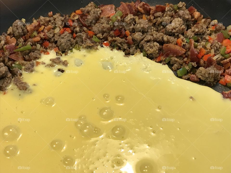 Meal prep scrambled eggs