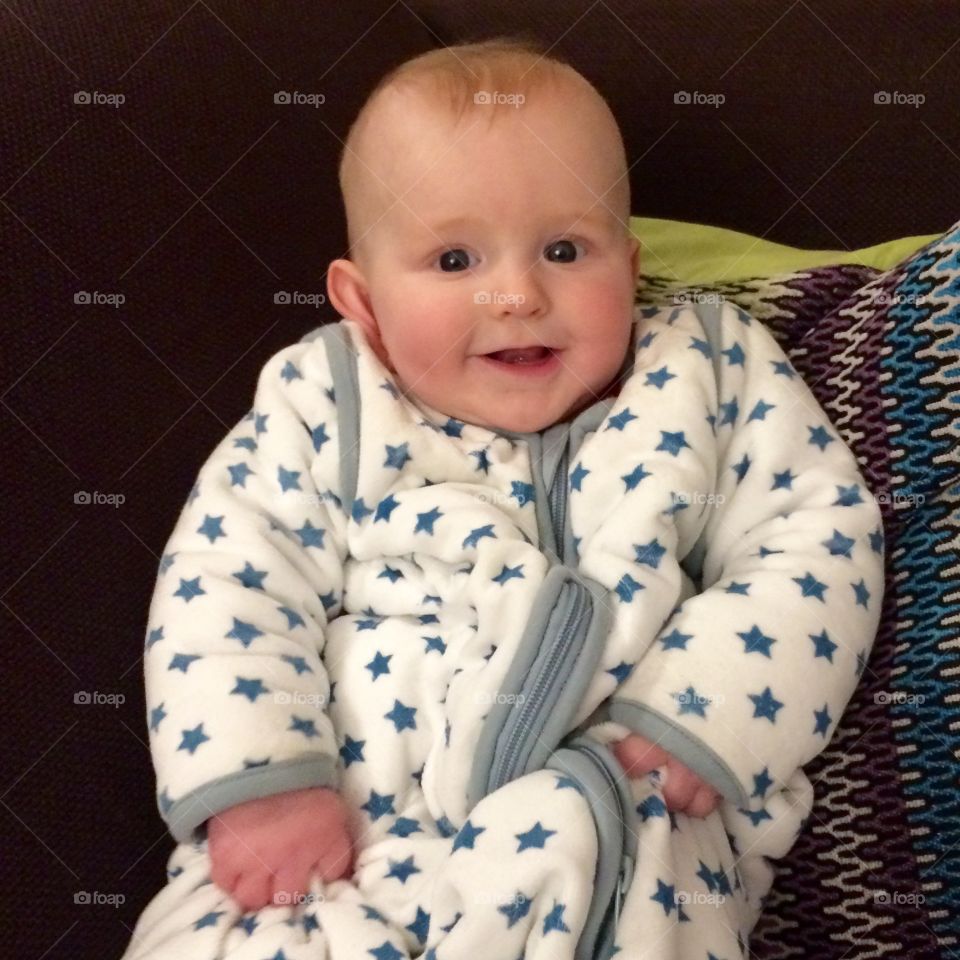 Portrait of a cute baby