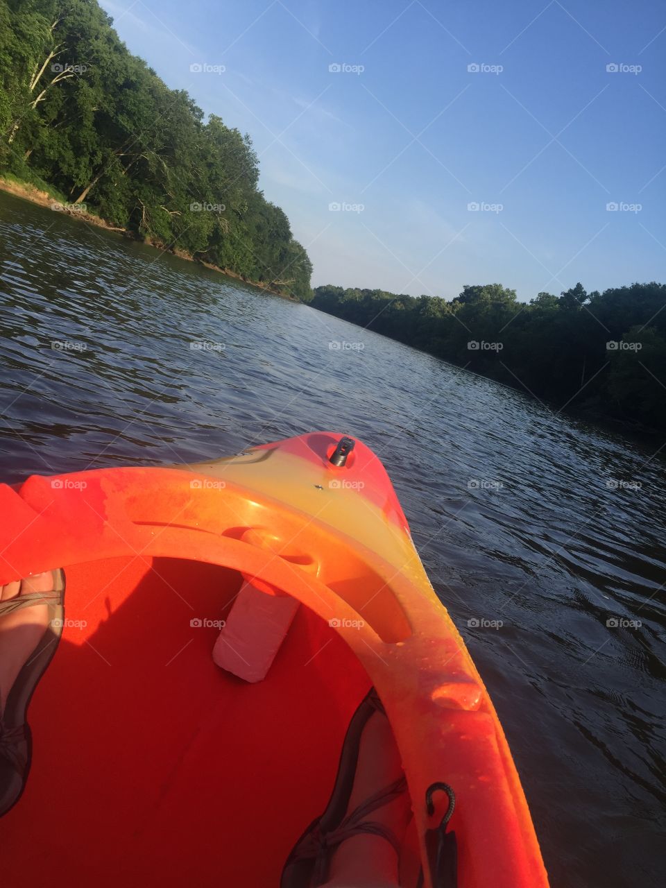 Kayaking in Lillington, NC