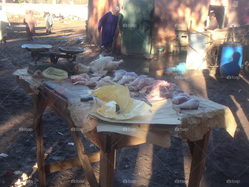 On thr market in Marrakech