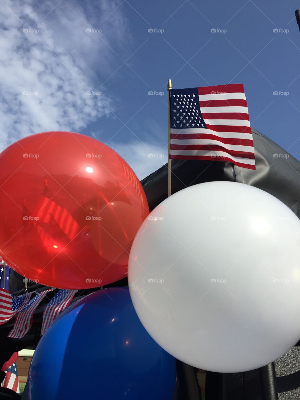 Fourth of July balloons