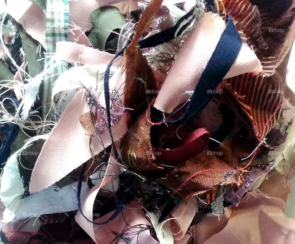 pieces of cloth