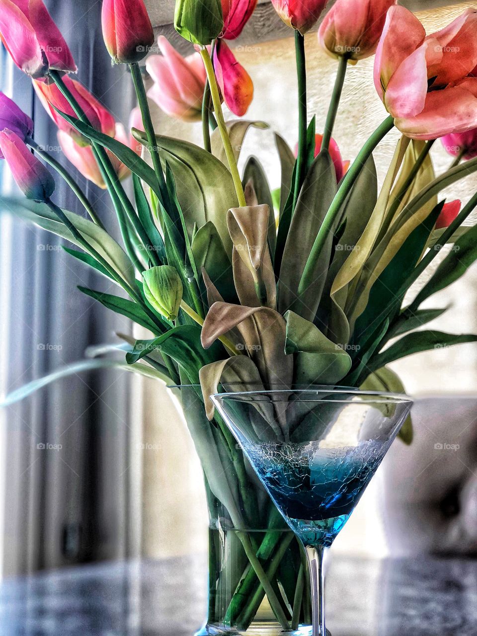 Lifestyle Photography Tulips and Martinis!
