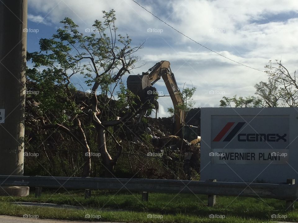 The after affects of Hurricane Irma