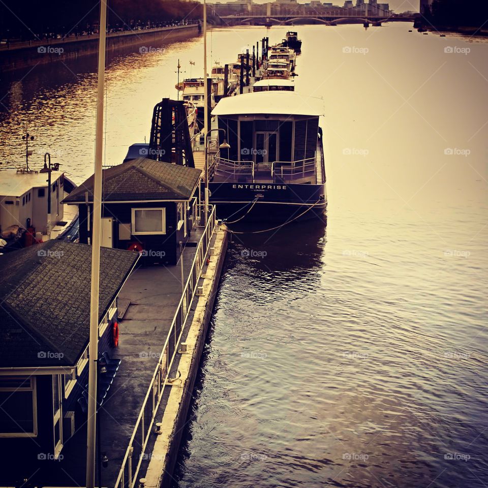 London. River Thames