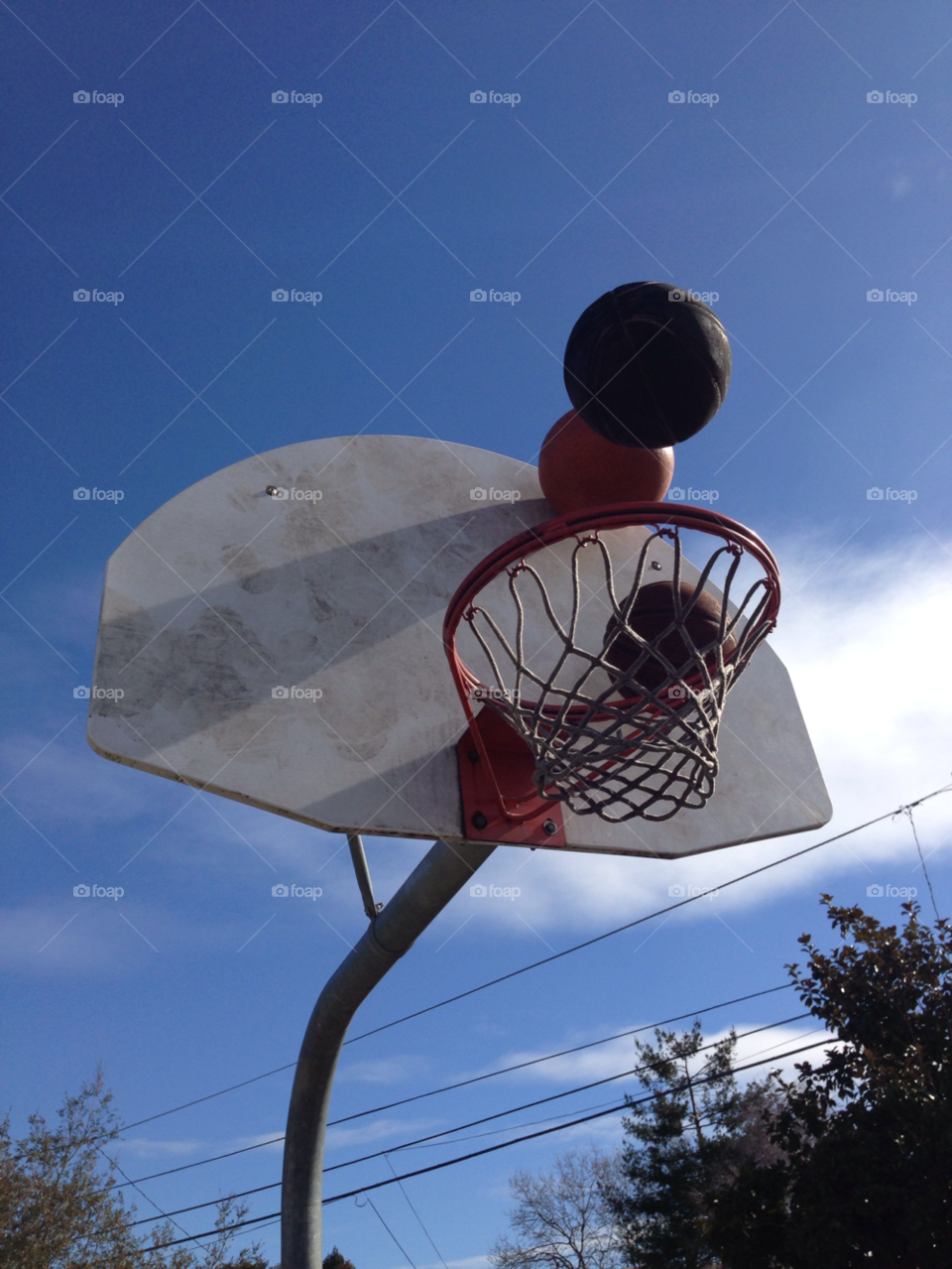 sports playground ball basketball by threeboydad