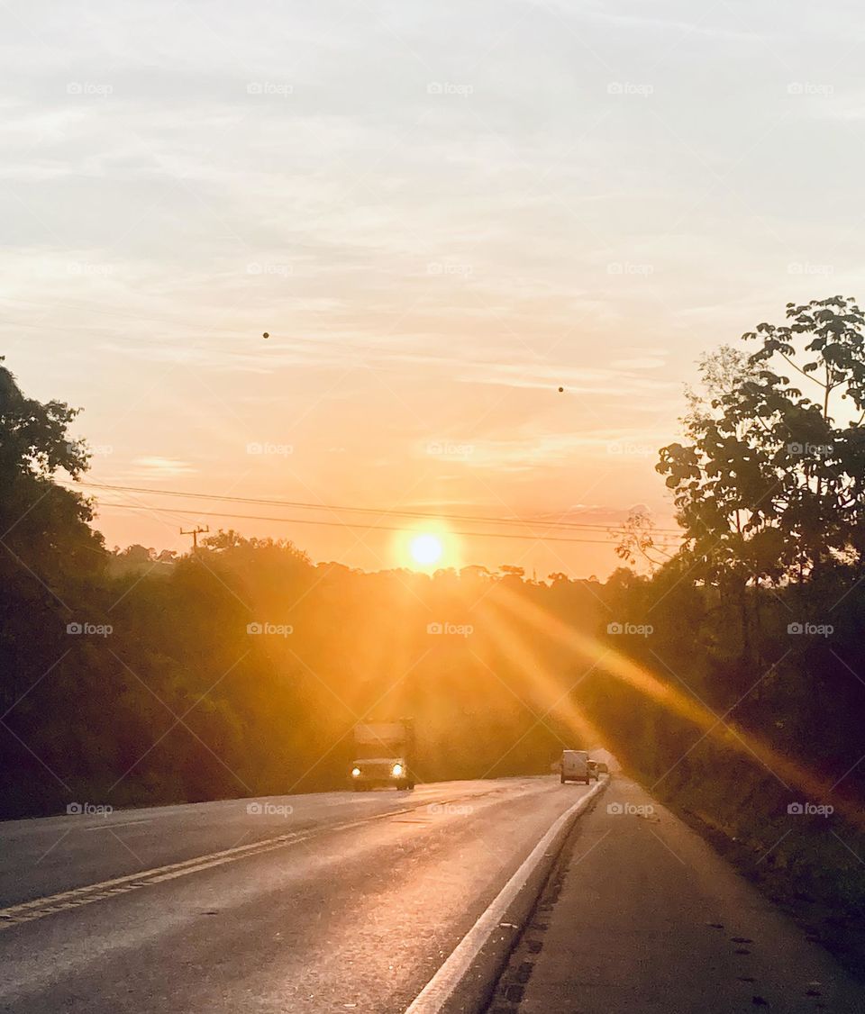 🌇🇺🇸 An extremely beautiful sunset in Jundiaí, interior of Brazil. Cheer the nature! / 🇧🇷 Um entardecer extremamente bonito em Jundiaí, interior do Brasil. Viva a natureza! 
