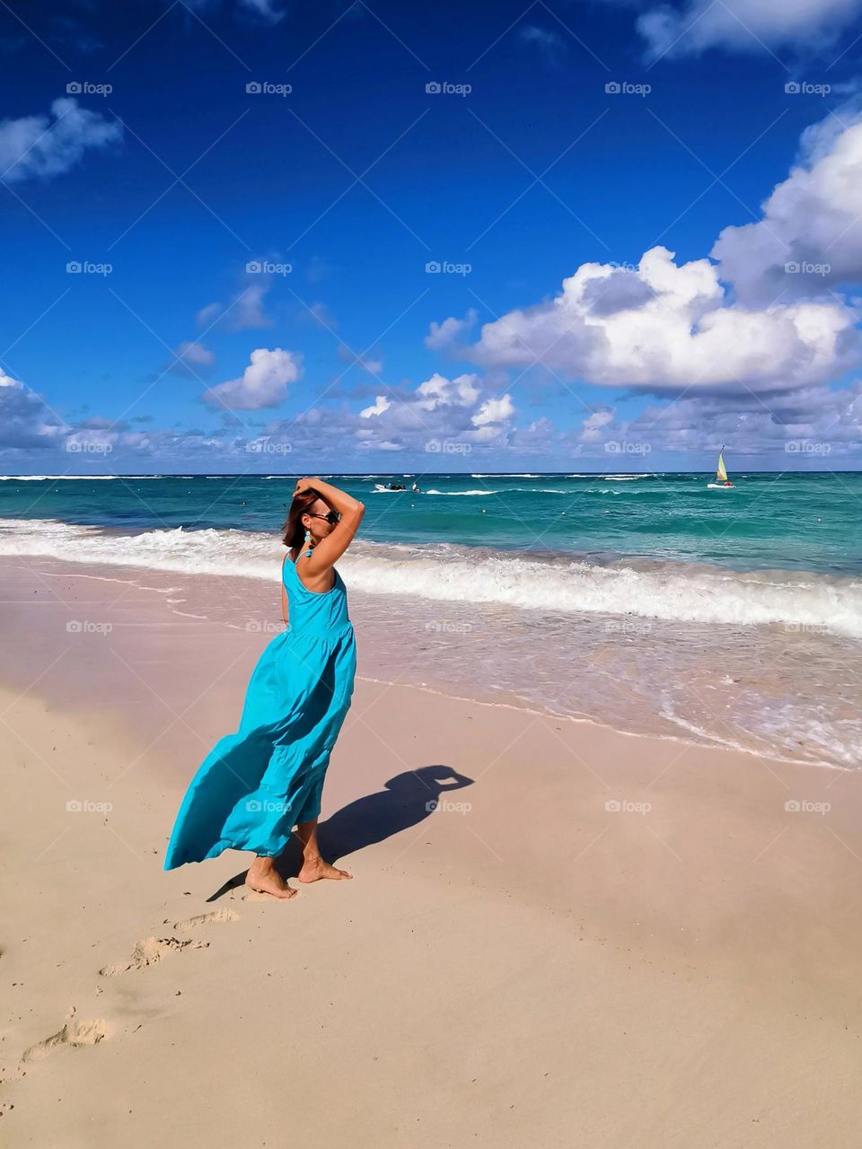 Summer outfit, summer mood, summer fashion, summer clothes, summer time, sunny weather, blue sea.