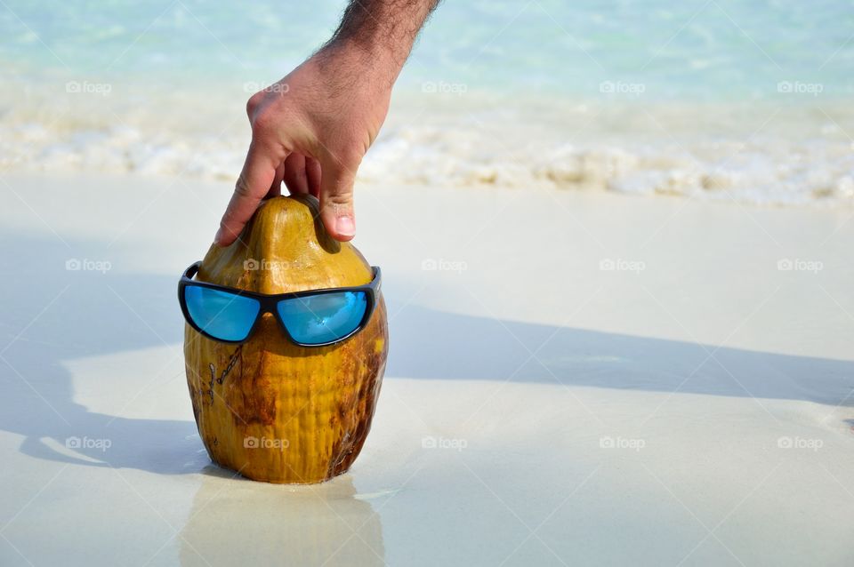 coconut in the sun