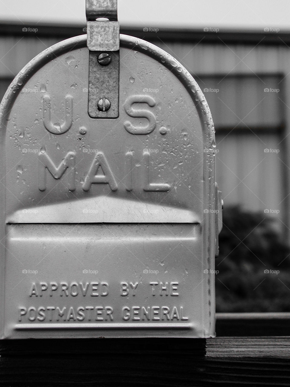 U.S. Mailbox in silver color