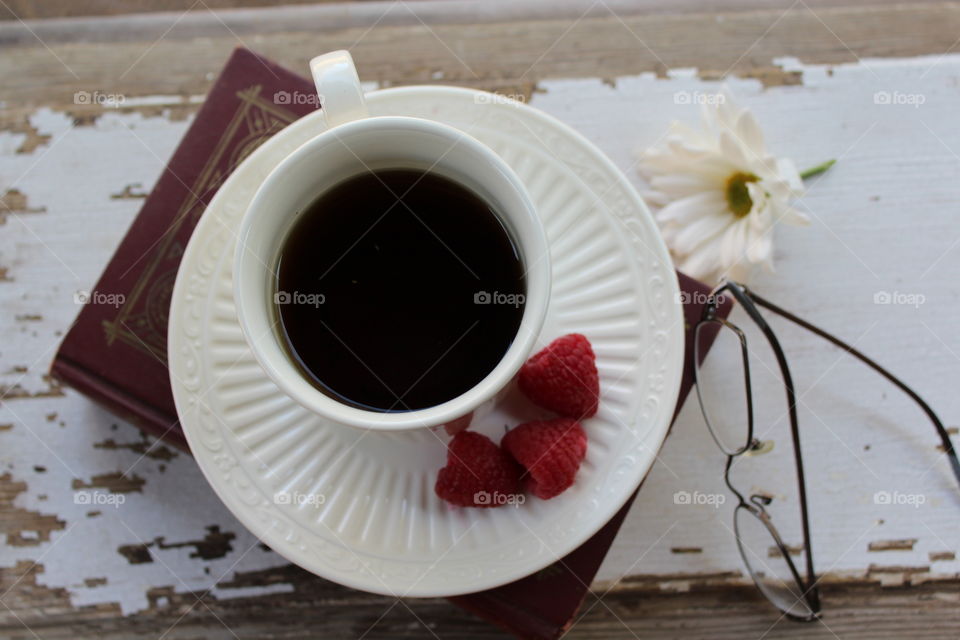 Hot tea and a good book