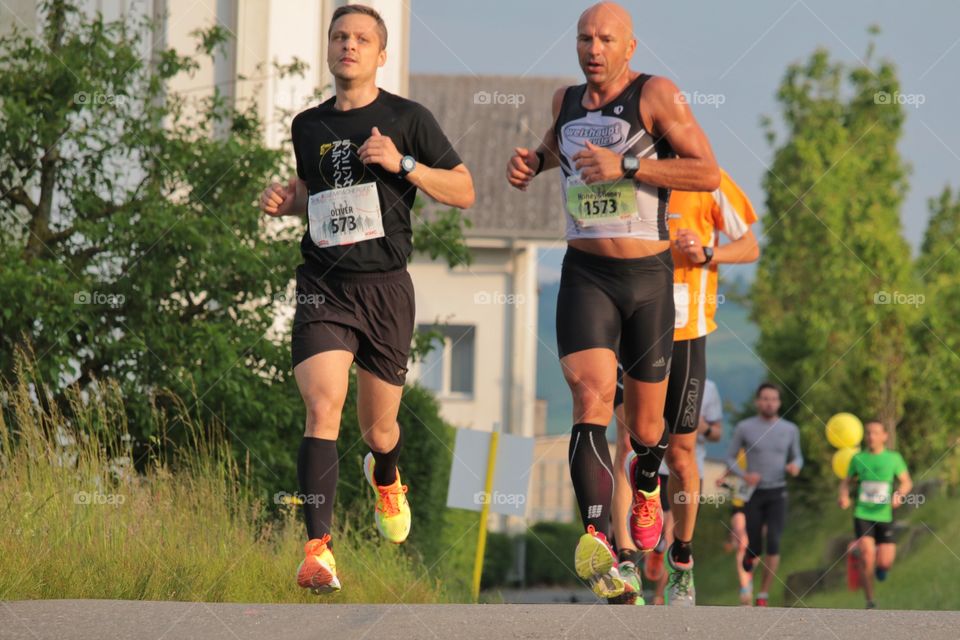 Marathon Runners. Sempachersee Lauf 2015