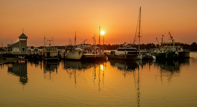 Sunrise At The Marina
