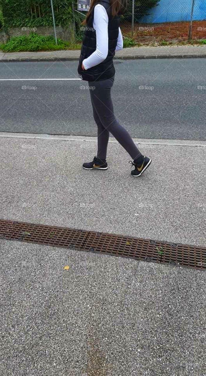 Walking step by step