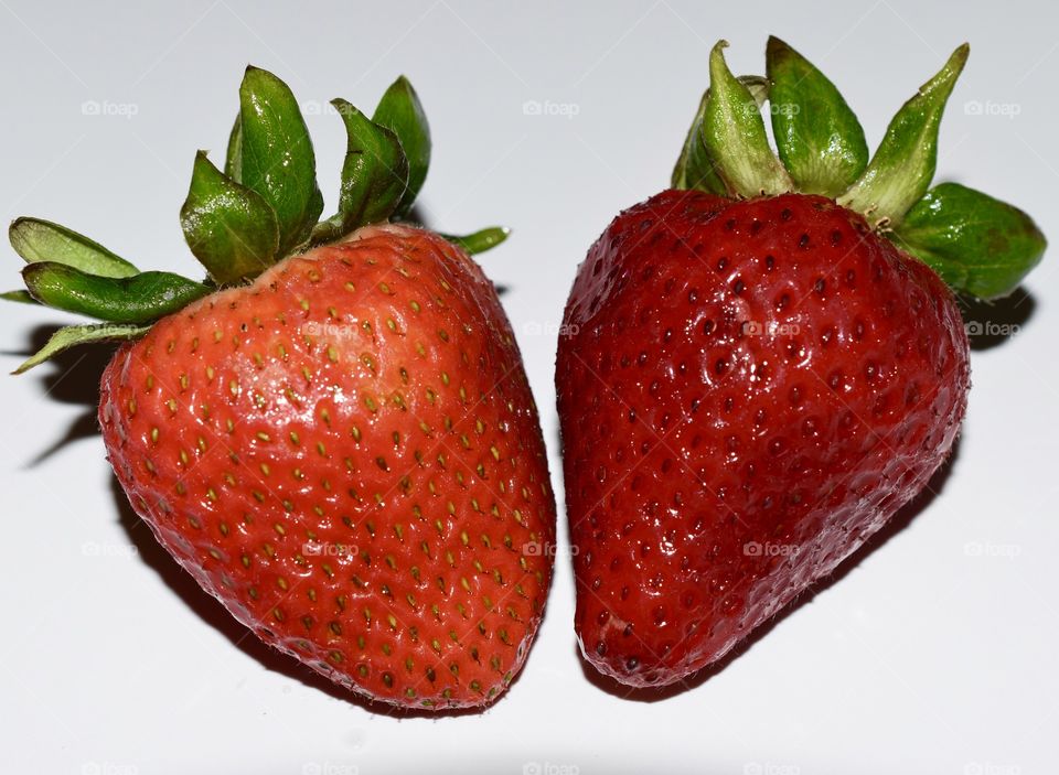 Red strawberries