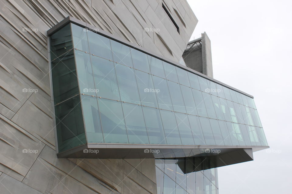 Architect eye candy. Architecture of Perot museum in Dallas, tx