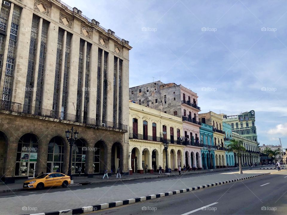 Taxi on Havana Street
