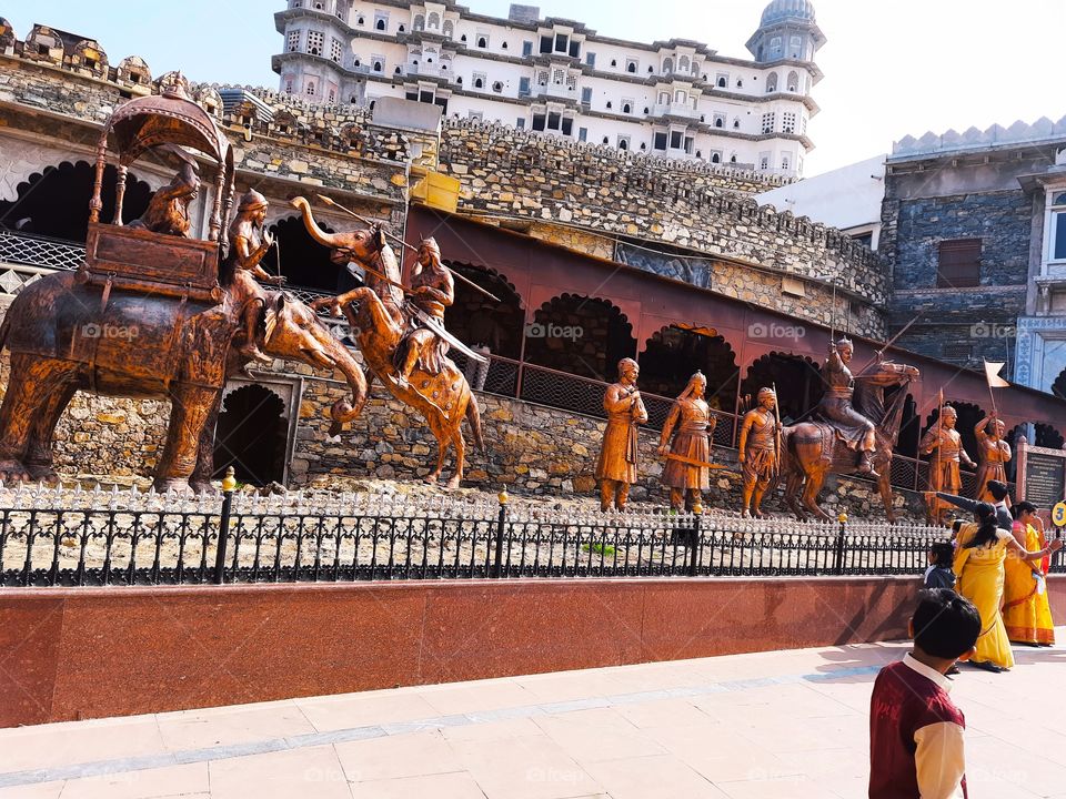 King of Mewar Maharana Pratap statue  Rajasthan