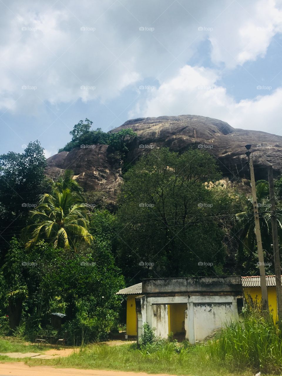 Big rock in outside of Srilanka 
