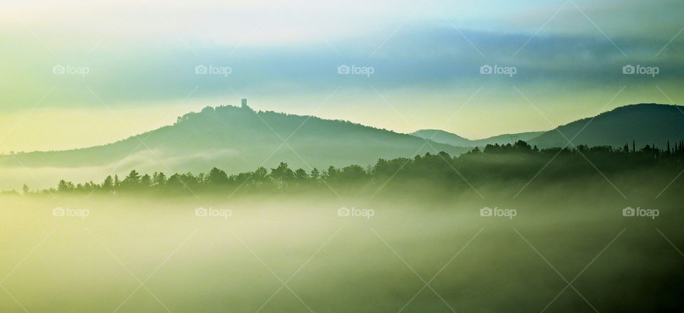 chianti italy cloud dawn hills by oraziotp