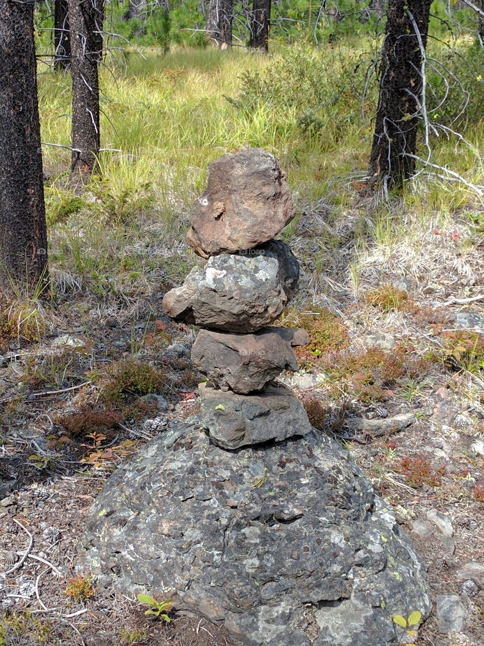 piled rocks