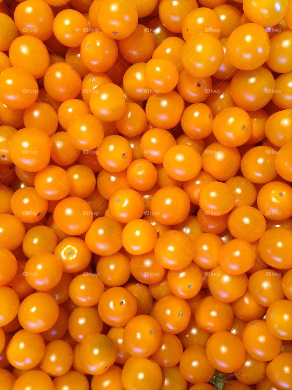 Yellow cherry tomatoes