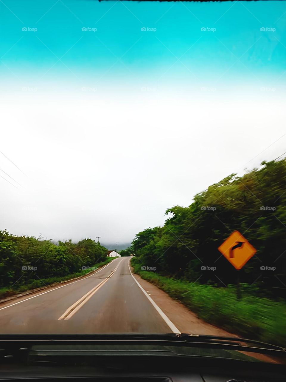 Never disregard roadside warnings... they show you what's ahead and we can't see! ; )