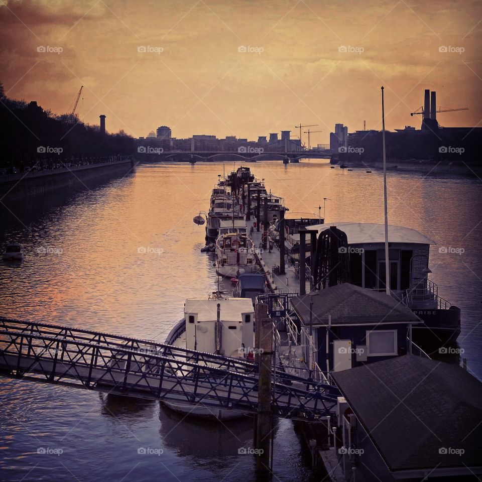 London. River Thames