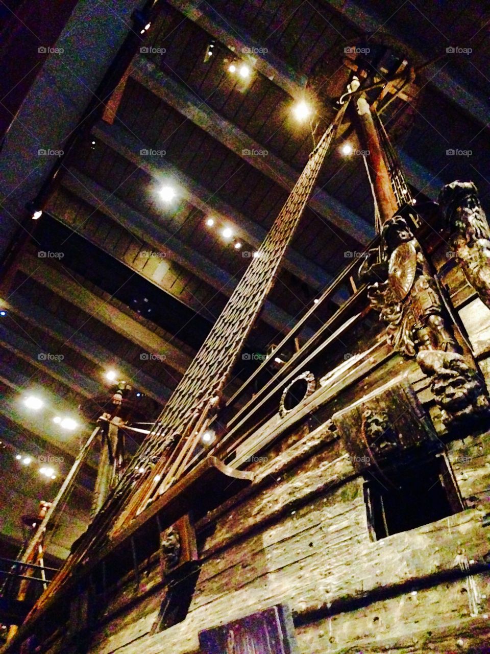 giant ship in vasa museum . giant ship in vasa museum 